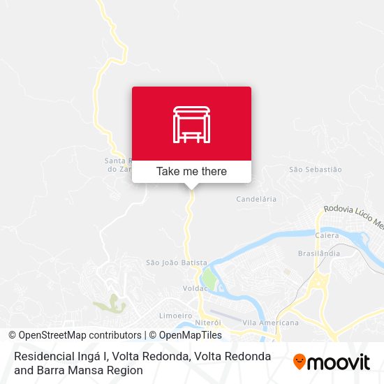 Residencial Ingá I, Volta Redonda map