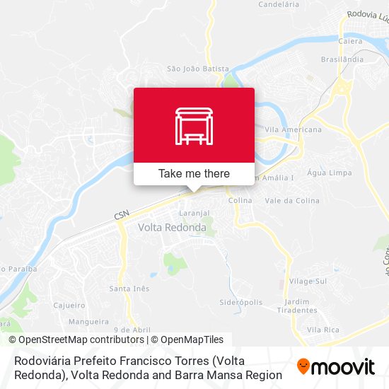 Rodoviária Prefeito Francisco Torres (Volta Redonda) map