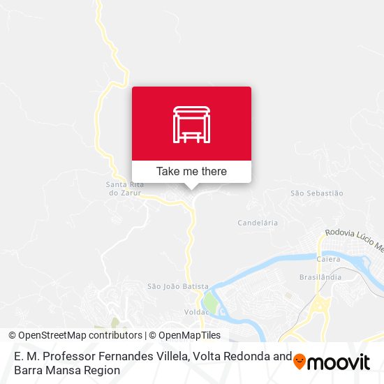E. M. Professor Fernandes Villela map