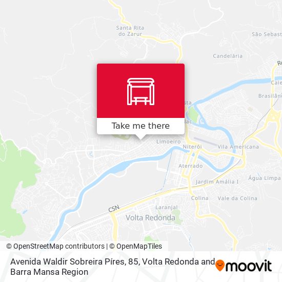 Avenida Waldir Sobreira Píres, 85 map
