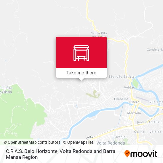 C.R.A.S. Belo Horizonte map