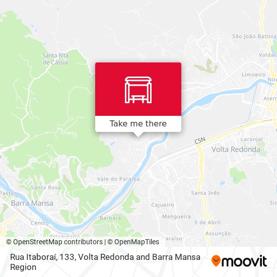 Rua Itaboraí, 133 map