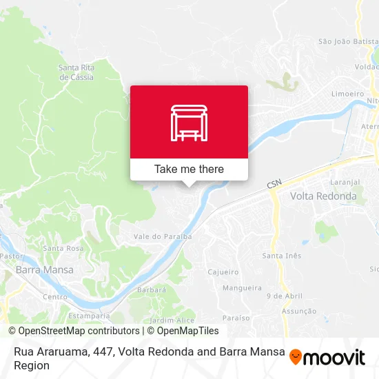 Rua Araruama, 447 map