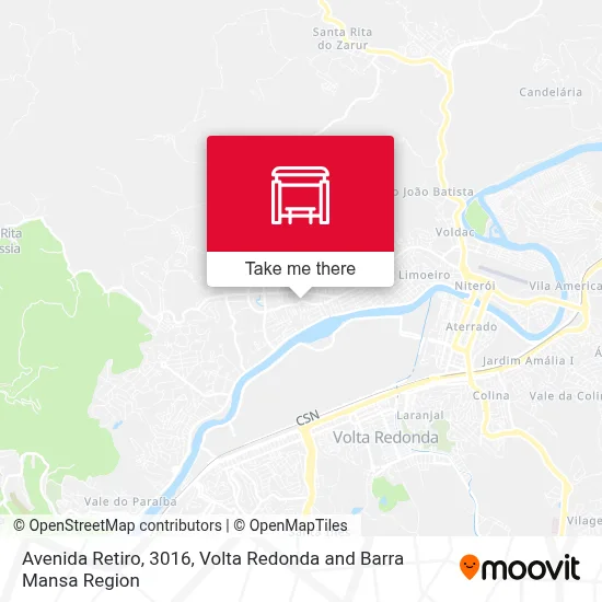 Avenida Retiro, 3016 map