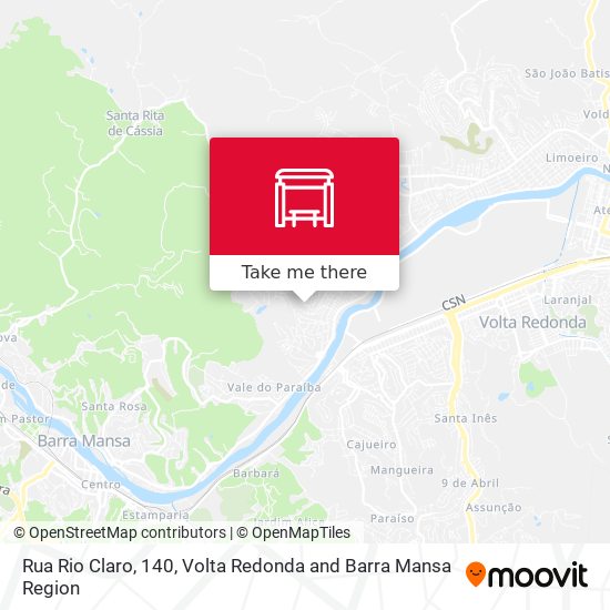 Rua Rio Claro, 140 map