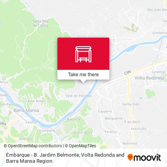 Embarque - B. Jardim Belmonte map