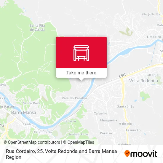 Rua Cordeiro, 25 map