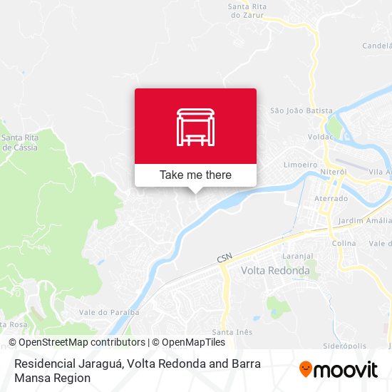 Residencial Jaraguá map