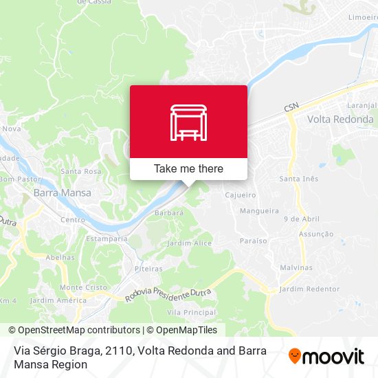Via Sérgio Braga, 2110 map