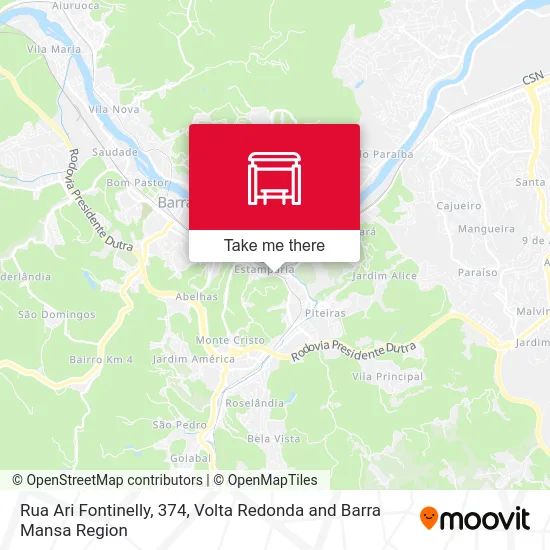 Rua Ari Fontinelly, 374 map