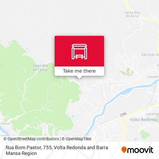 Rua Bom Pastor, 755 map