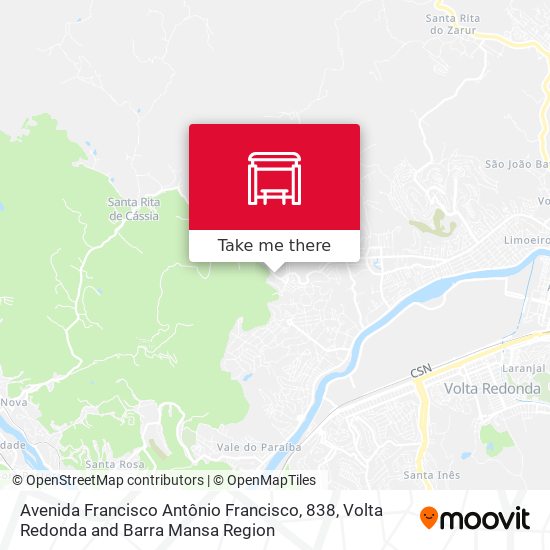Avenida Francisco Antônio Francisco, 838 map
