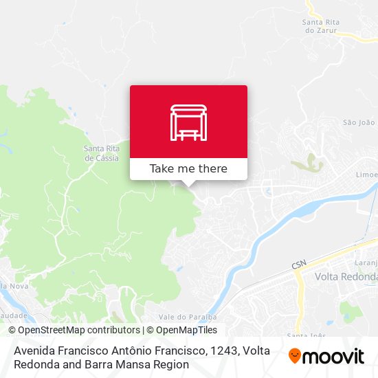 Avenida Francisco Antônio Francisco, 1243 map