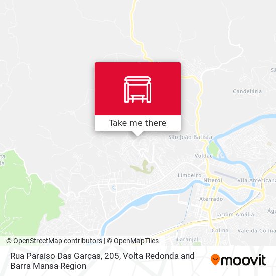 Rua Paraíso Das Garças, 205 map