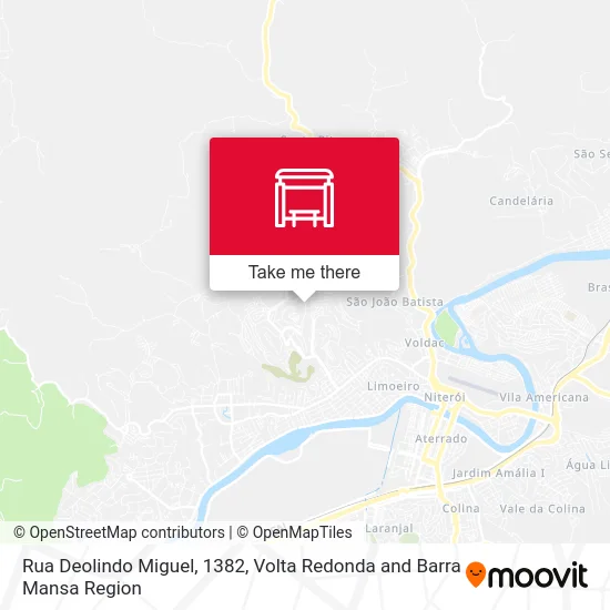 Rua Deolindo Miguel, 1382 map