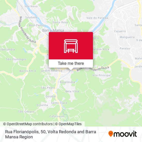 Mapa Rua Florianópolis, 50