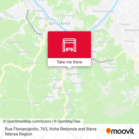 Rua Florianópolis, 763 map