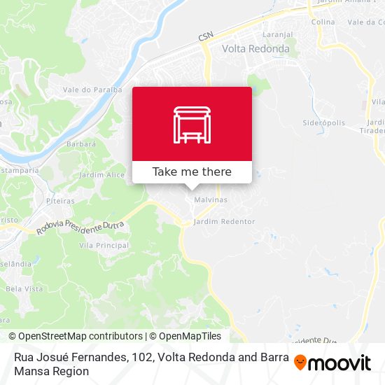 Rua Josué Fernandes, 102 map