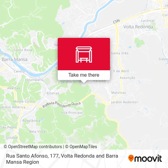 Rua Santo Afonso, 177 map