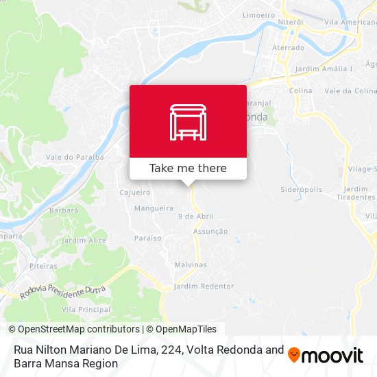 Rua Nilton Mariano De Lima, 224 map