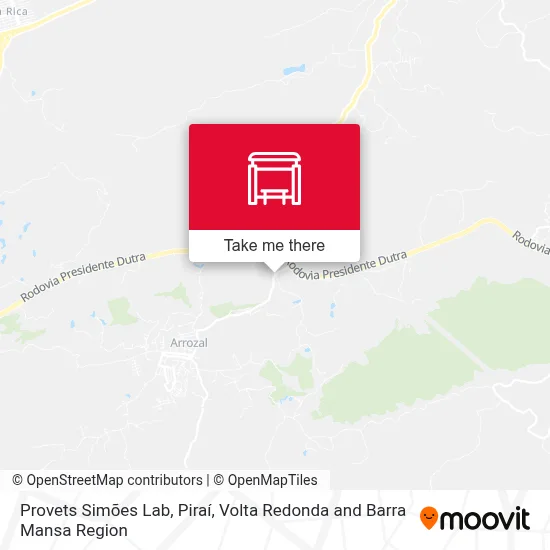 Provets Simões Lab, Piraí map