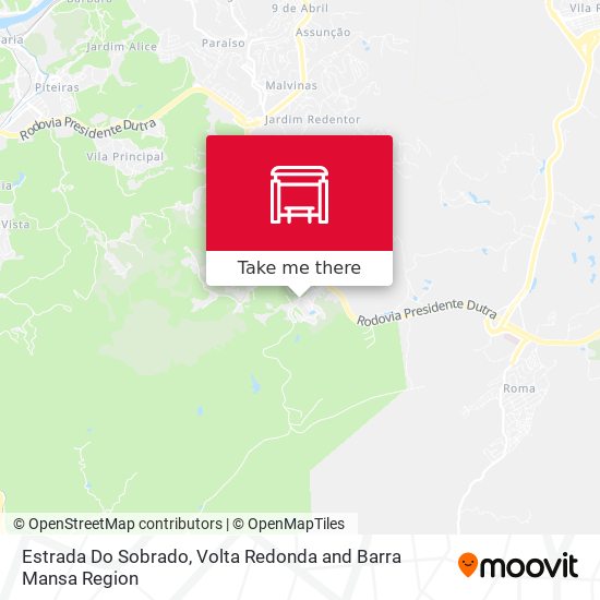 Estrada Do Sobrado map