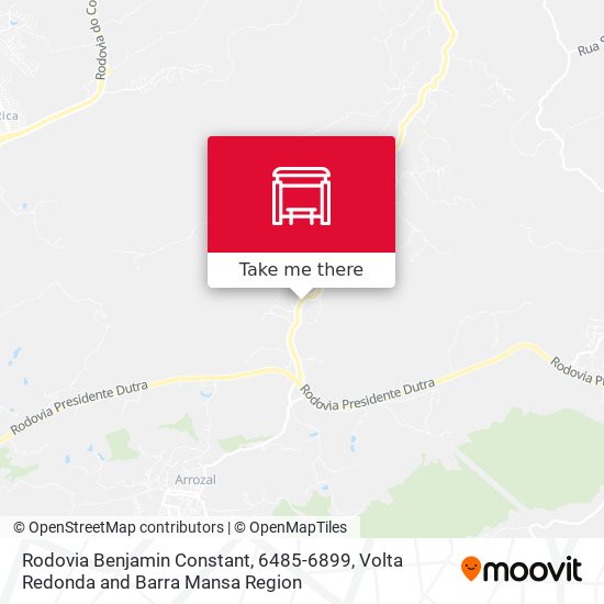 Rodovia Benjamin Constant, 6485-6899 map