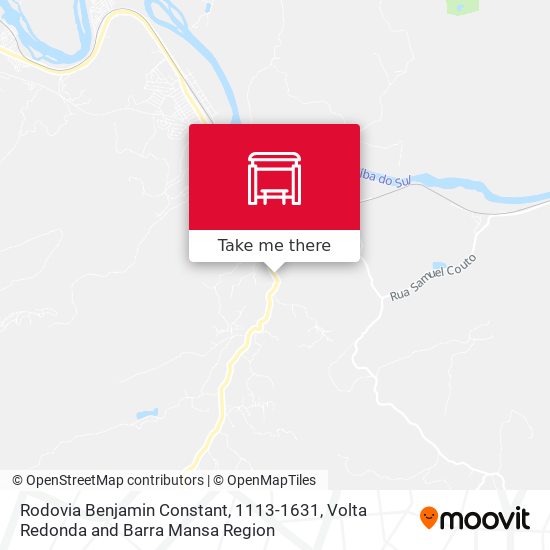 Rodovia Benjamin Constant, 1113-1631 map