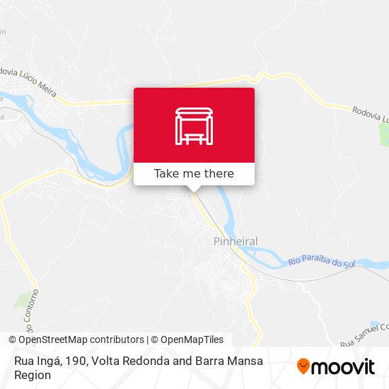 Rua Ingá, 190 map