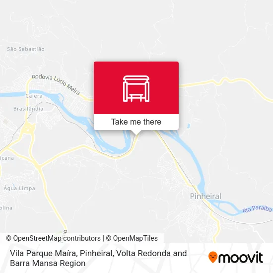 Vila Parque Maíra, Pinheiral map