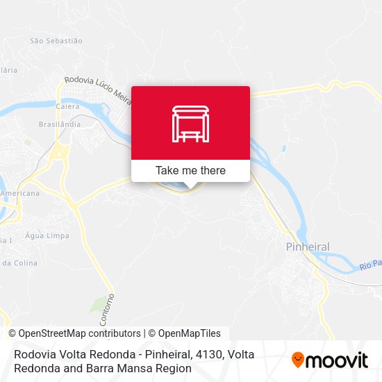 Rodovia Volta Redonda - Pinheiral, 4130 map