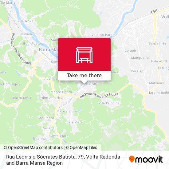 Rua Leonísio Sócrates Batista, 79 map