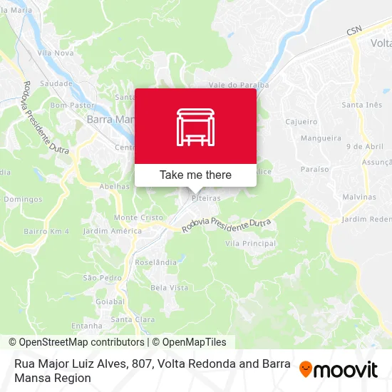 Rua Major Luiz Alves, 807 map