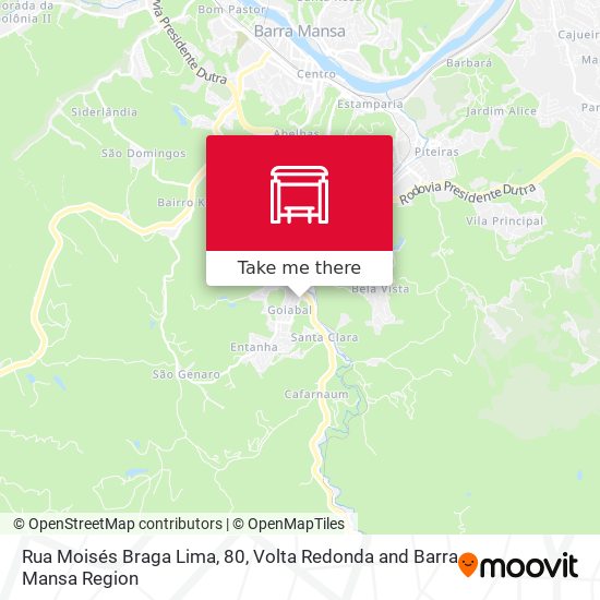 Rua Moisés Braga Lima, 80 map