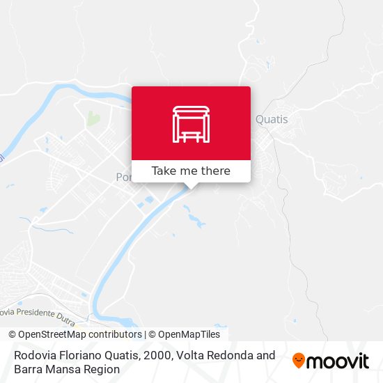 Rodovia Floriano Quatis, 2000 map