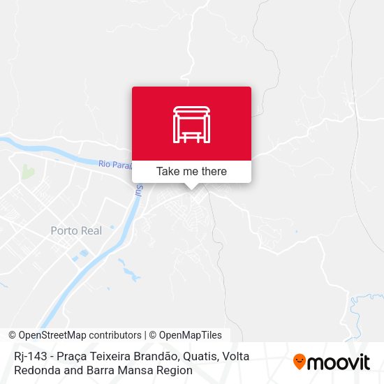 Rj-143 - Praça Teixeira Brandão, Quatis map