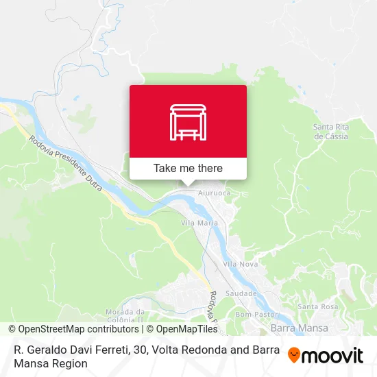 R. Geraldo Davi Ferreti, 30 map