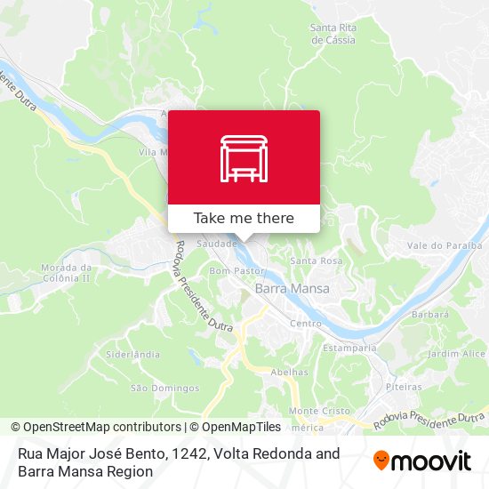 Rua Major José Bento, 1242 map