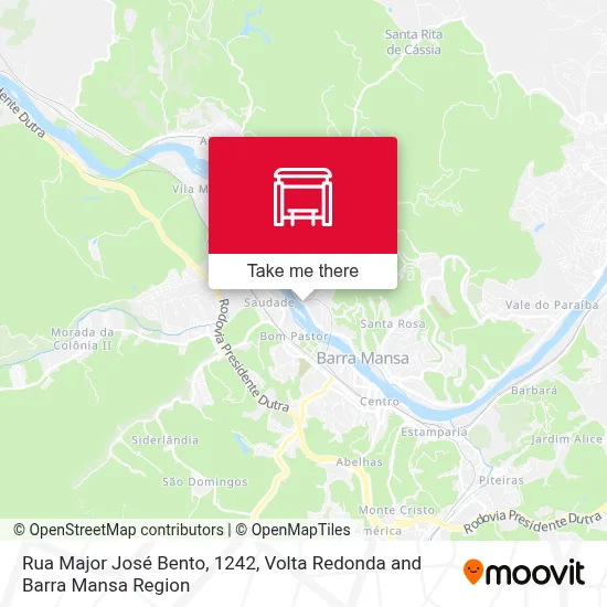 Rua Major José Bento, 1242 map