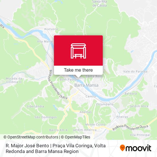 R. Major José Bento | Praça Vila Coringa map