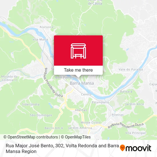 Rua Major José Bento, 302 map