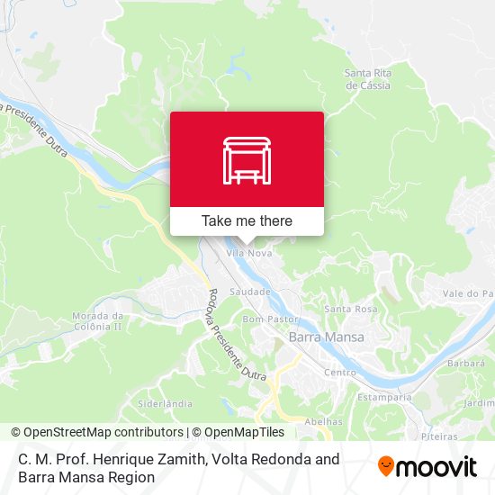 C. M. Prof. Henrique Zamith map