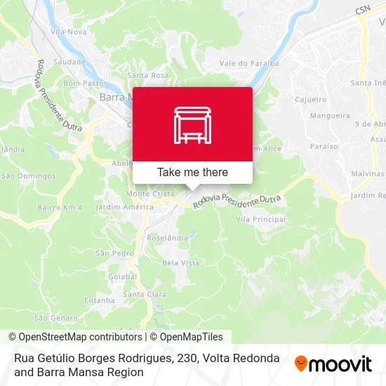 Rua Getúlio Borges Rodrigues, 230 map