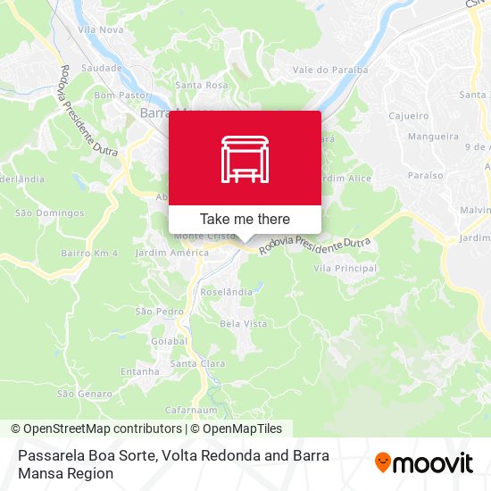 Passarela Boa Sorte map