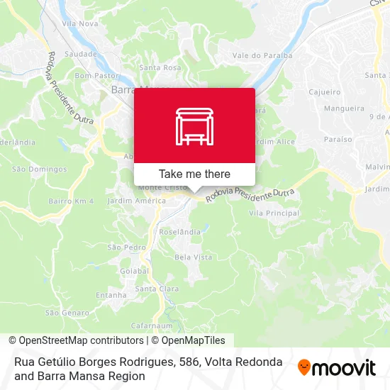 Rua Getúlio Borges Rodrigues, 586 map