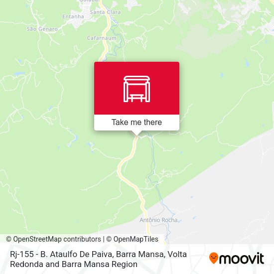 Rj-155 - B. Ataulfo De Paiva, Barra Mansa map