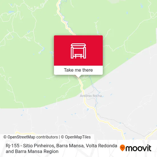 Rj-155 - Sítio Pinheiros, Barra Mansa map