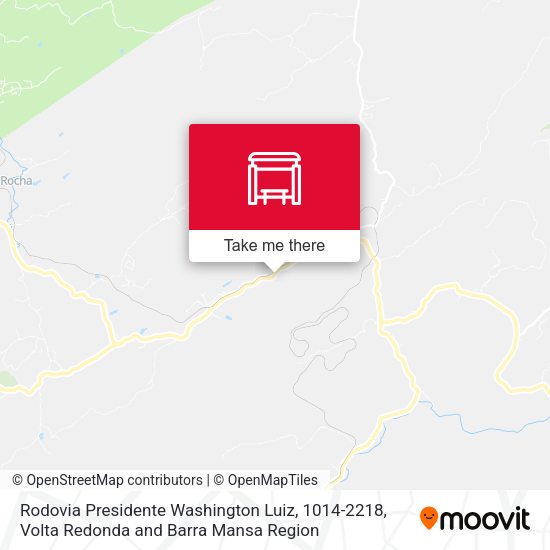 Rodovia Presidente Washington Luiz, 1014-2218 map