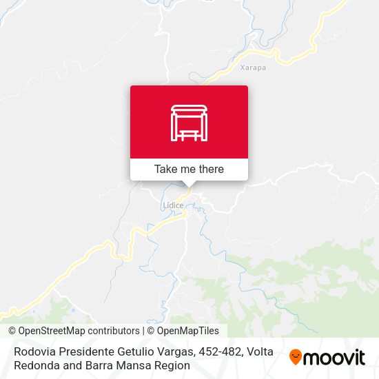 Rodovia Presidente Getulio Vargas, 452-482 map