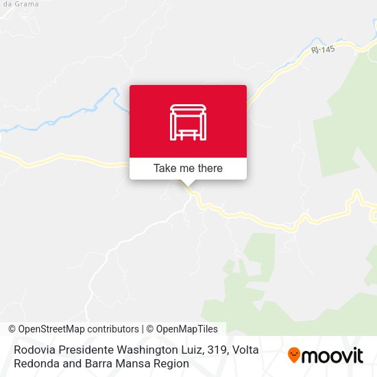 Rodovia Presidente Washington Luiz, 319 map